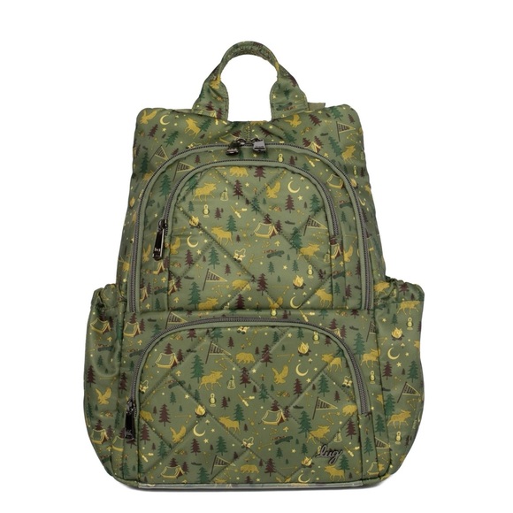 lug Handbags - Lug Hatchback 3 Backpack—Camp Green-NWT